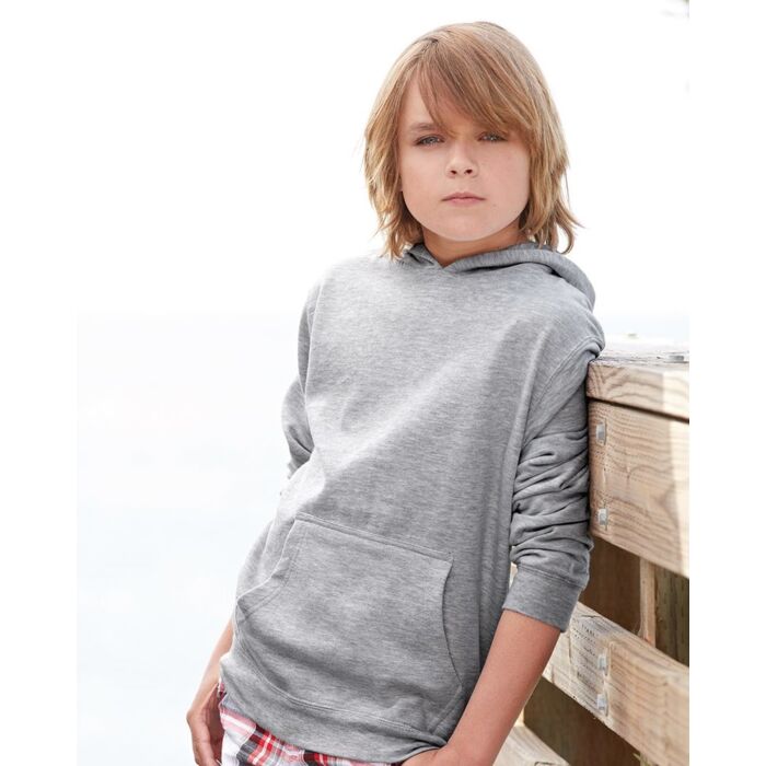 Youth Midweight Hooded Pullover Sweatshirt Thumbnail
