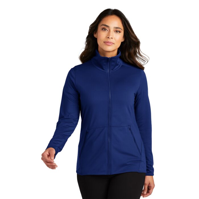 Port Authority® Ladies Accord Stretch Fleece Full-Zip Thumbnail