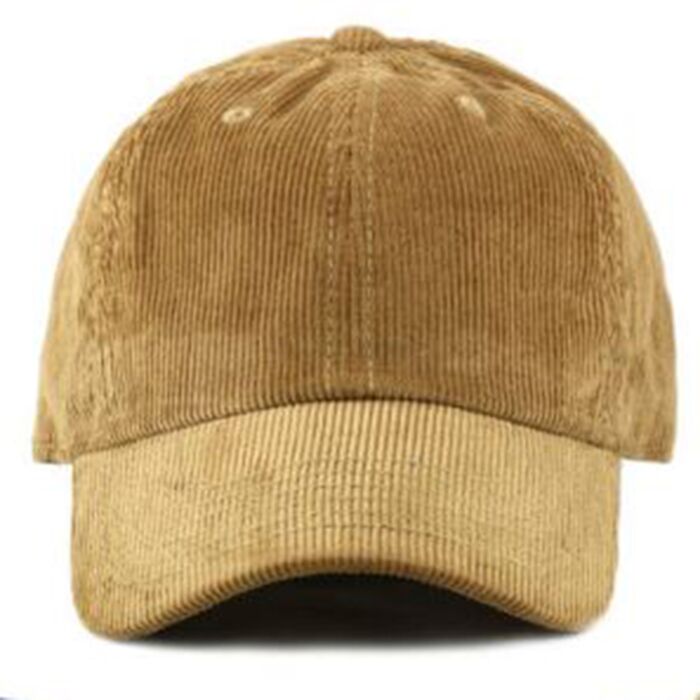 Unisex Corduroy Basebsall Caps Thumbnail