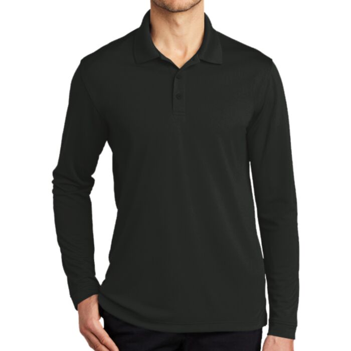 Men ® Dry Zone ® UV Micro Mesh Long Sleeve Polo Thumbnail