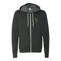 Unisex Sponge Fleece Full-Zip Hoodie Embroidery Thumbnail