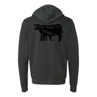 Unisex Sponge Fleece Full-Zip Hoodie Embroidery Thumbnail